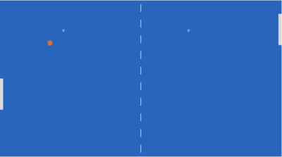Screenshot of a basic JavaScript Game